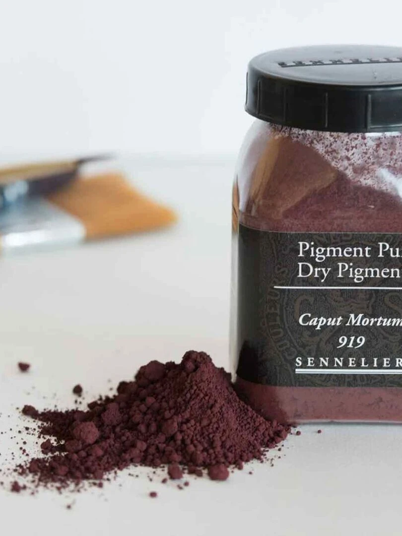 Pigment pour création de peinture   pot 170 g   Brun Caput mortuum   N/A