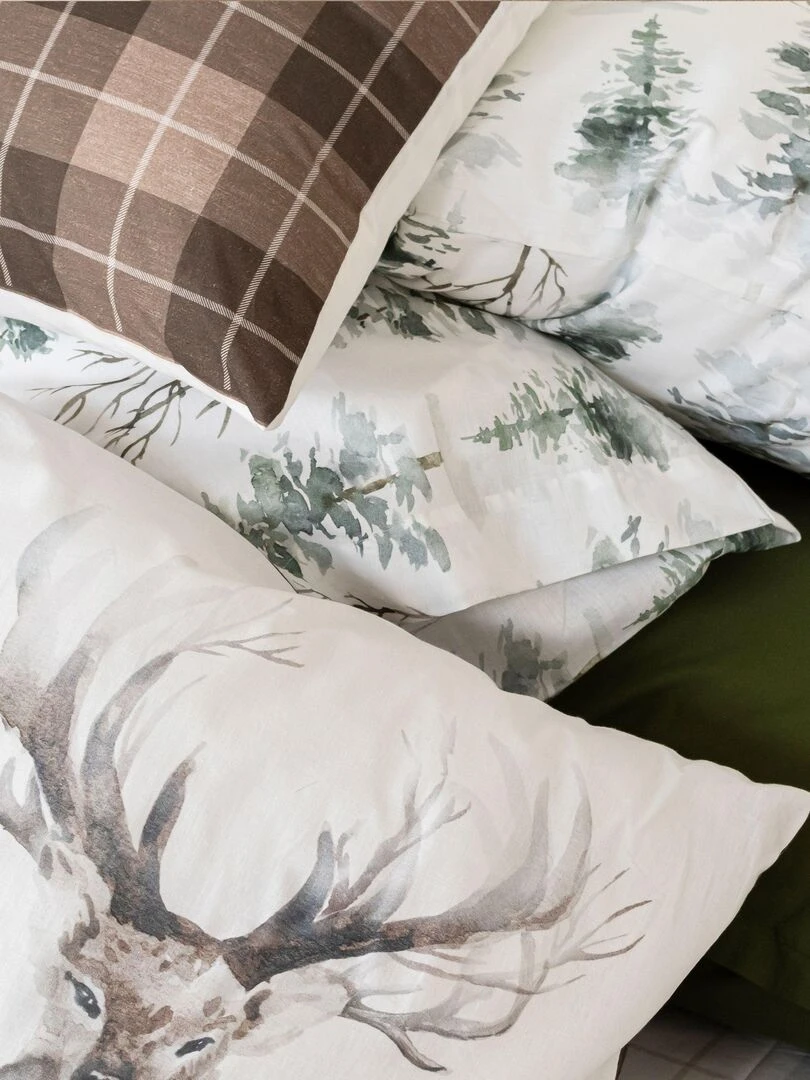 Housse de couette Mystical winter "Happyfriday" Blanc
