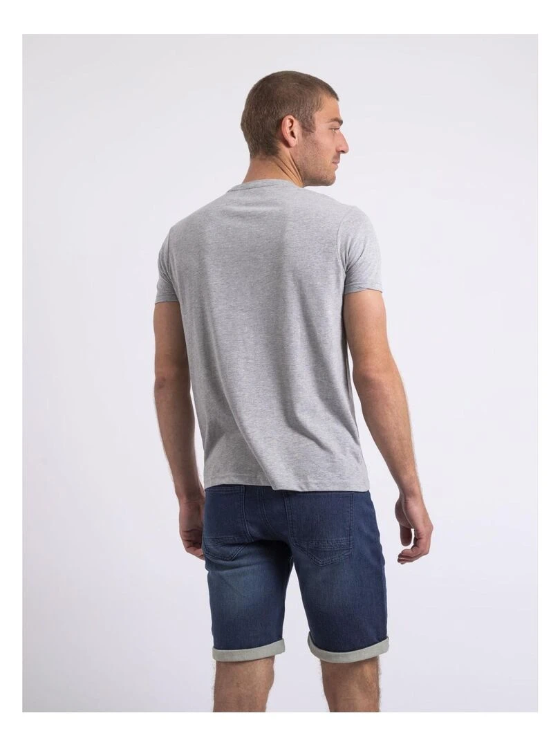 T shirt col rond NOSHOP Gris
