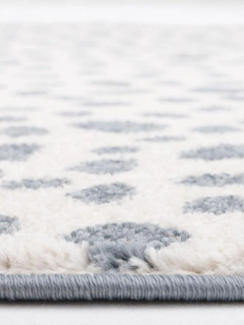 Tapis Rond Léopard Maldä Blue (120 Cm)   Bleu