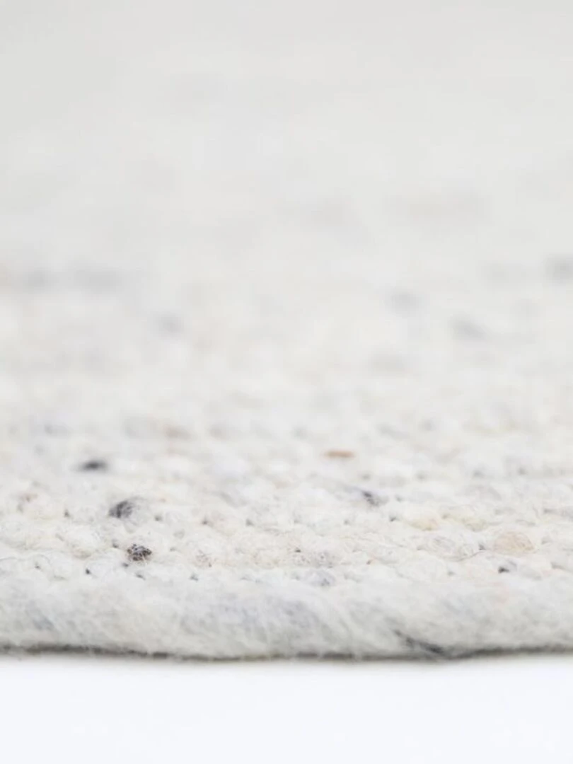 Tapis Rond Neethu Naturel (110 Cm)   Ecru