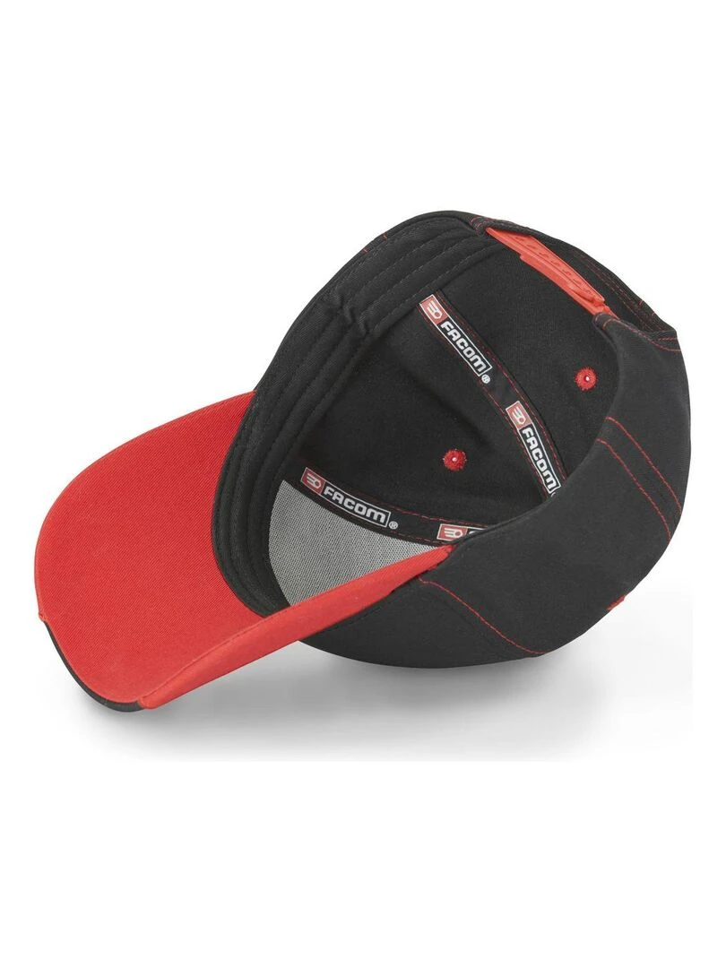 Casquette Snapback avec coutures renforcées ajustable Facom   Noir
