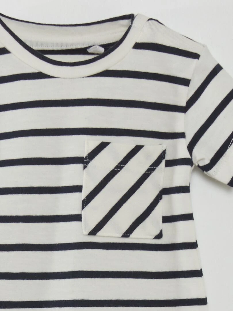 Barboteuse rayée 'Name it'   Marinière