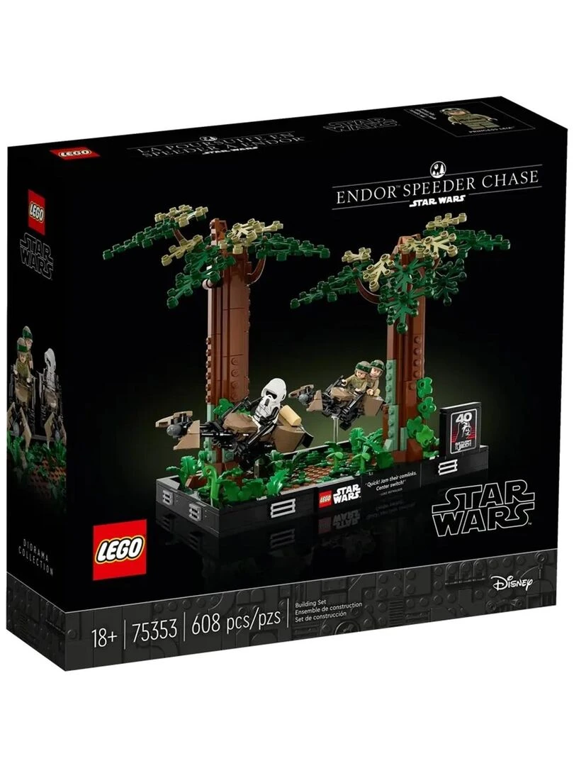 75353 LEGO Star wars Diorama de la course poursuite en speeder sur endor N/A