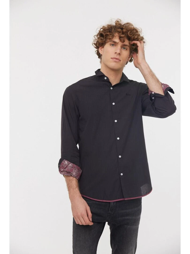 Lee Cooper Chemise manches longues coton regular DLEO Noir