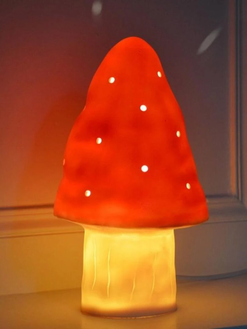 Veilleuse champignon rouge (28 cm) Rouge