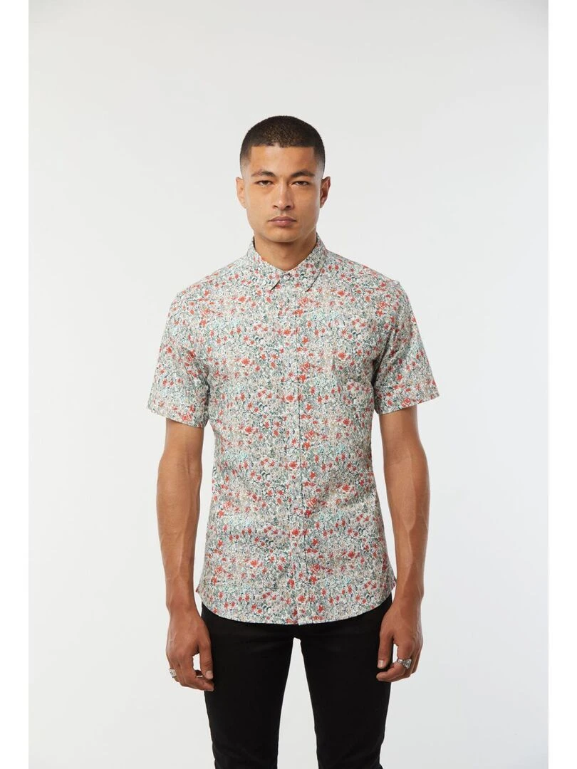 Lee Cooper Chemise manches courtes coton regular DOUPI Blanc