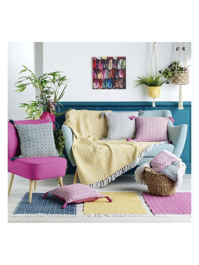 Coussin déco Pithaya Rose