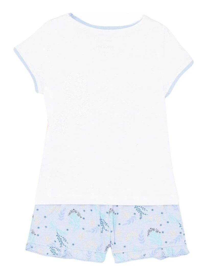 Disney Ensemble T shirt short fille Imprimé La Reine Des Neiges Violet