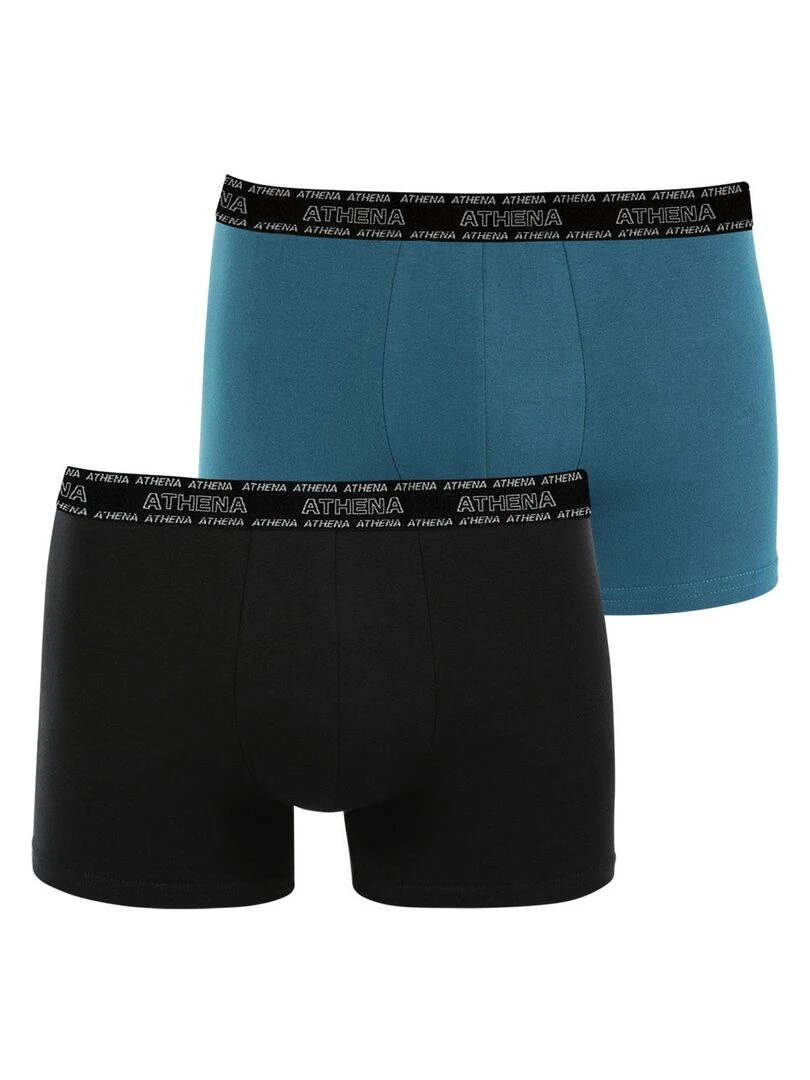 Lot de 2 boxers homme Eco Pack Noir Bleu