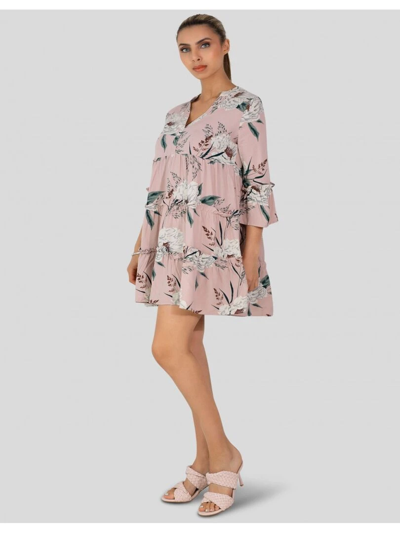 Robe courte Vero Moda   Rose