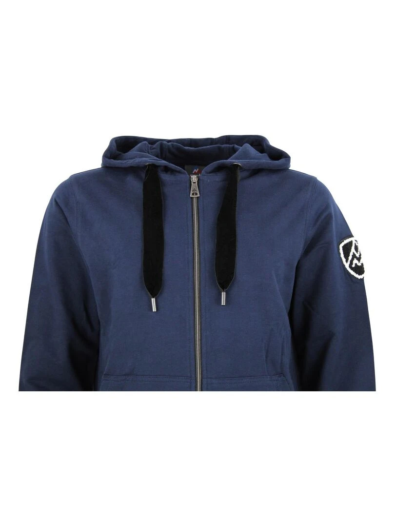 Sweat zippé à capuche femme ACLARA   Bleu marine