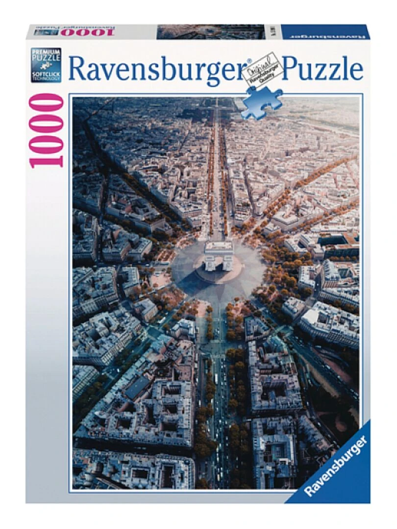 Puzzle Paris Vue D'en Haut 1000 Pieces N/A