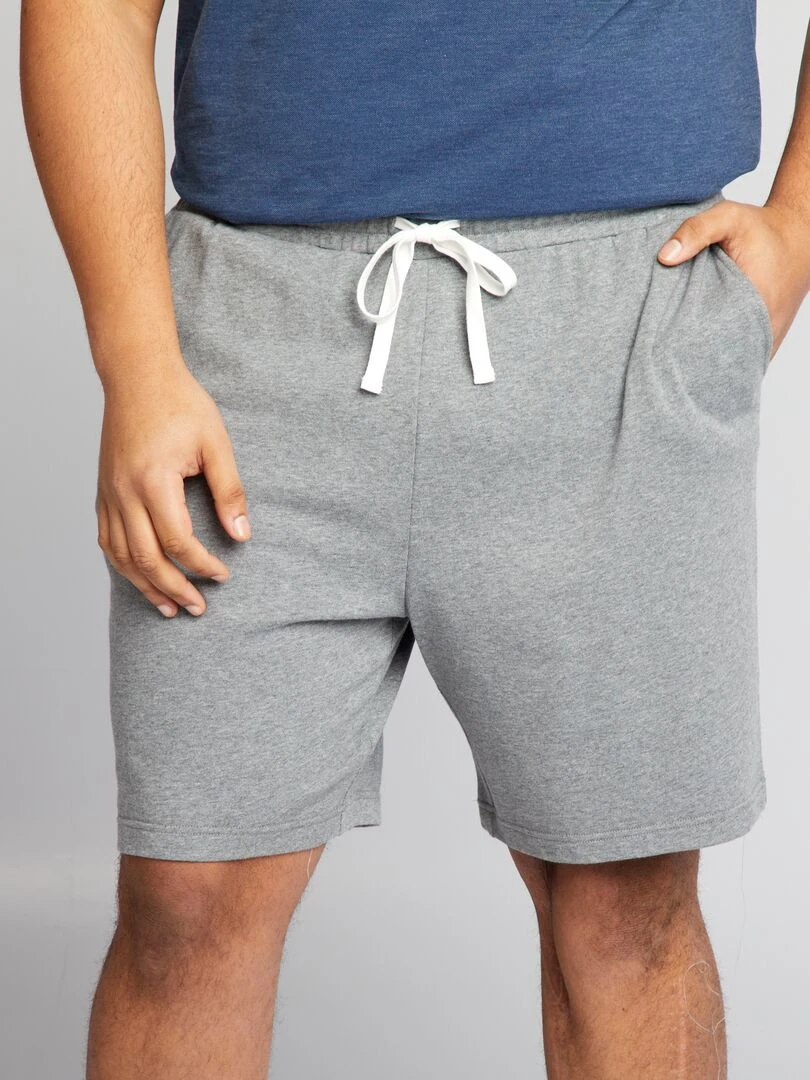 Short en molleton   Gris