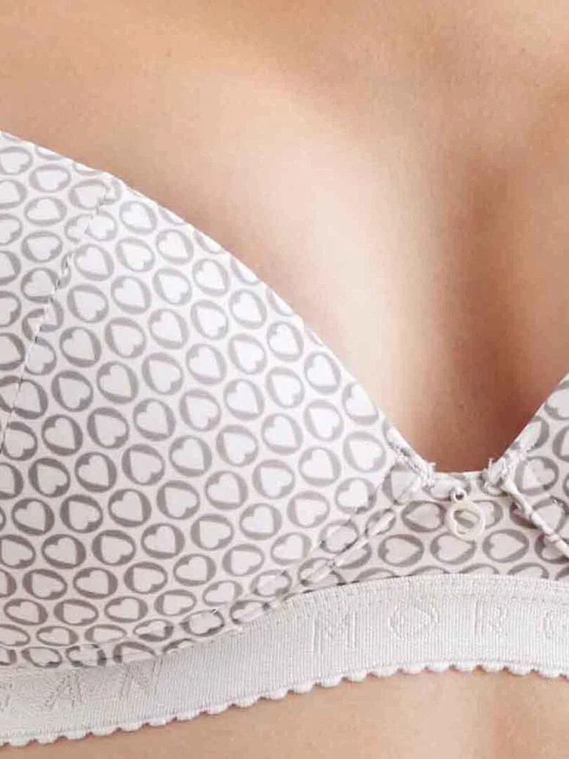 Soutien gorge coques souples GABY   Morgan   Blanc Noir
