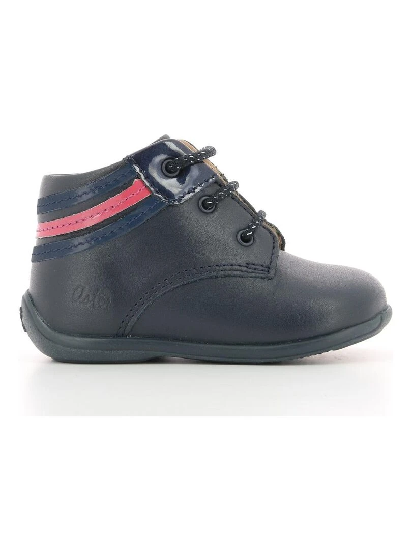 Bottillons Cuir Opale Bleu marine