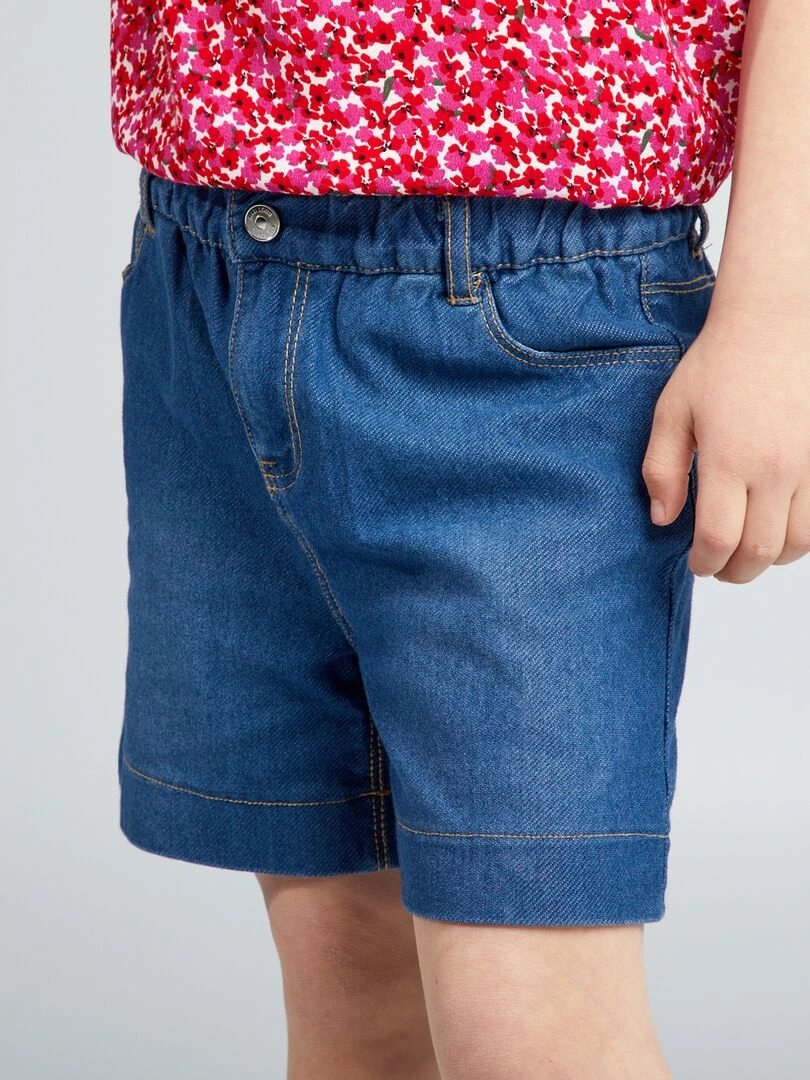 Short en denim   So Easy   Bleu brut
