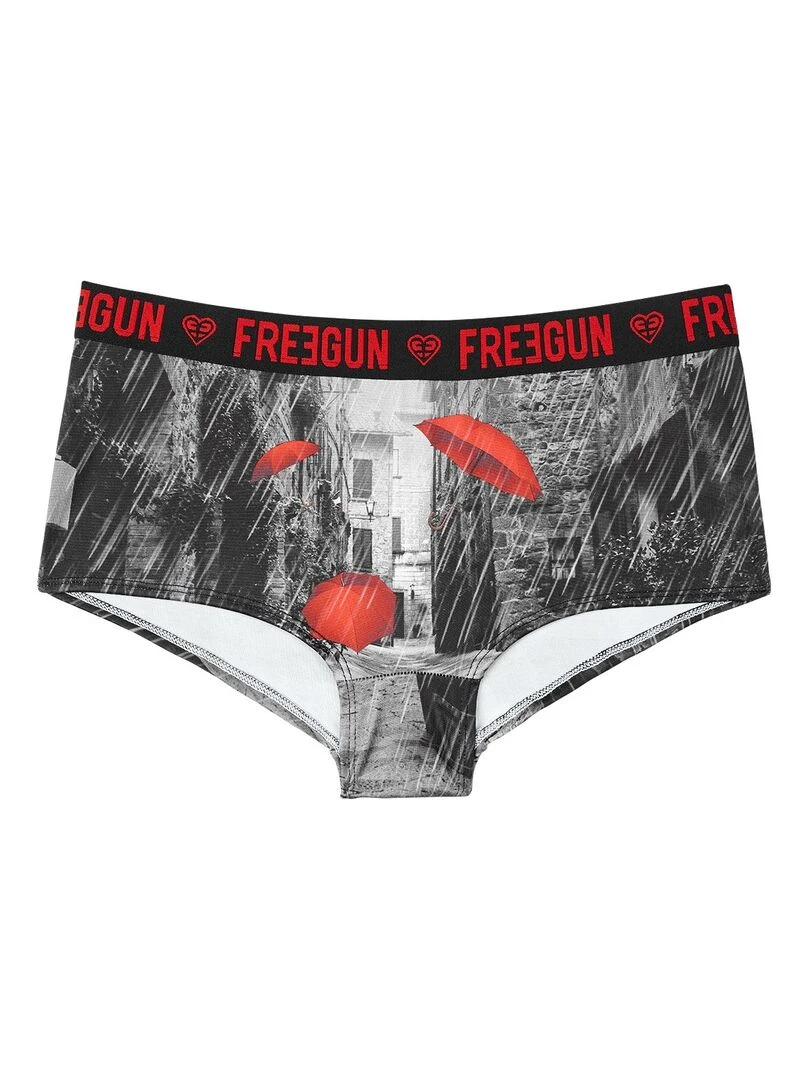 Lot de 4 Shortys fille Miss Freegun Freegun   Gris