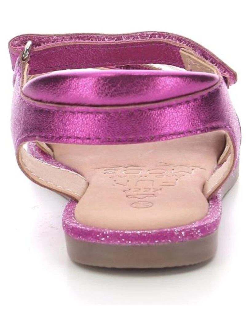 Sandales Cuir Paganisa   Rose fushia
