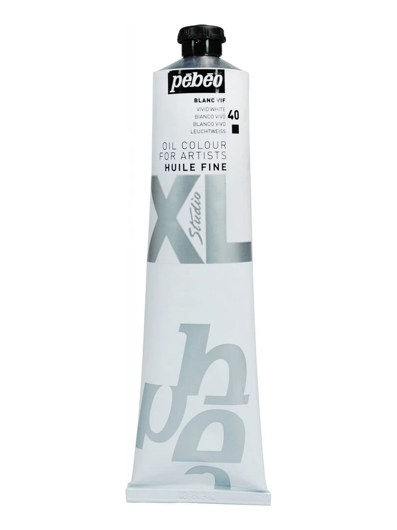 Peinture à l'huile fine XL Studio Blanc vif 200 ml N/A