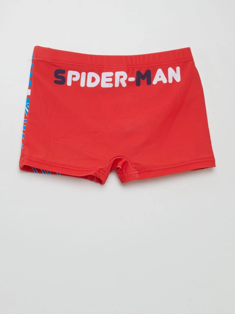 Boxer de bain 'Spiderman' Rouge