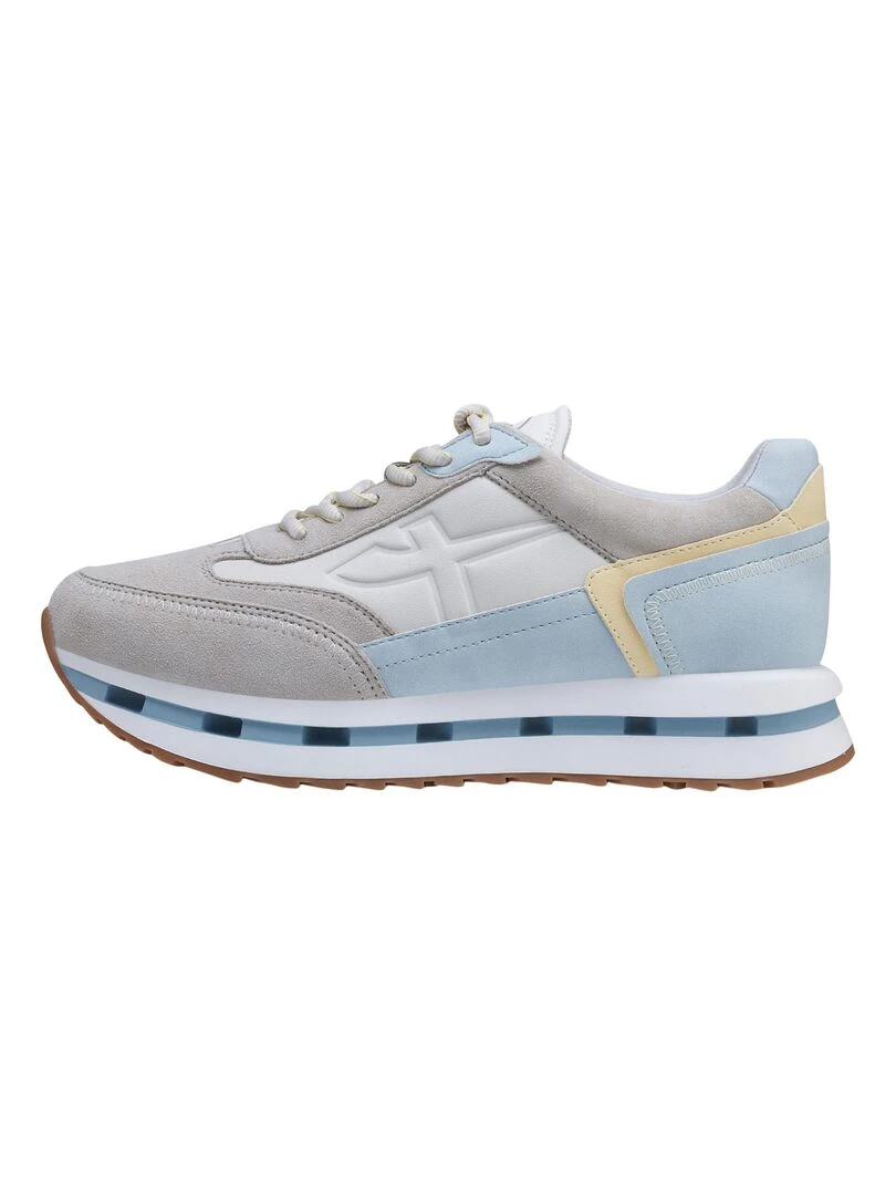 Basket Cuir Tamaris Comfort Lining Gris clair