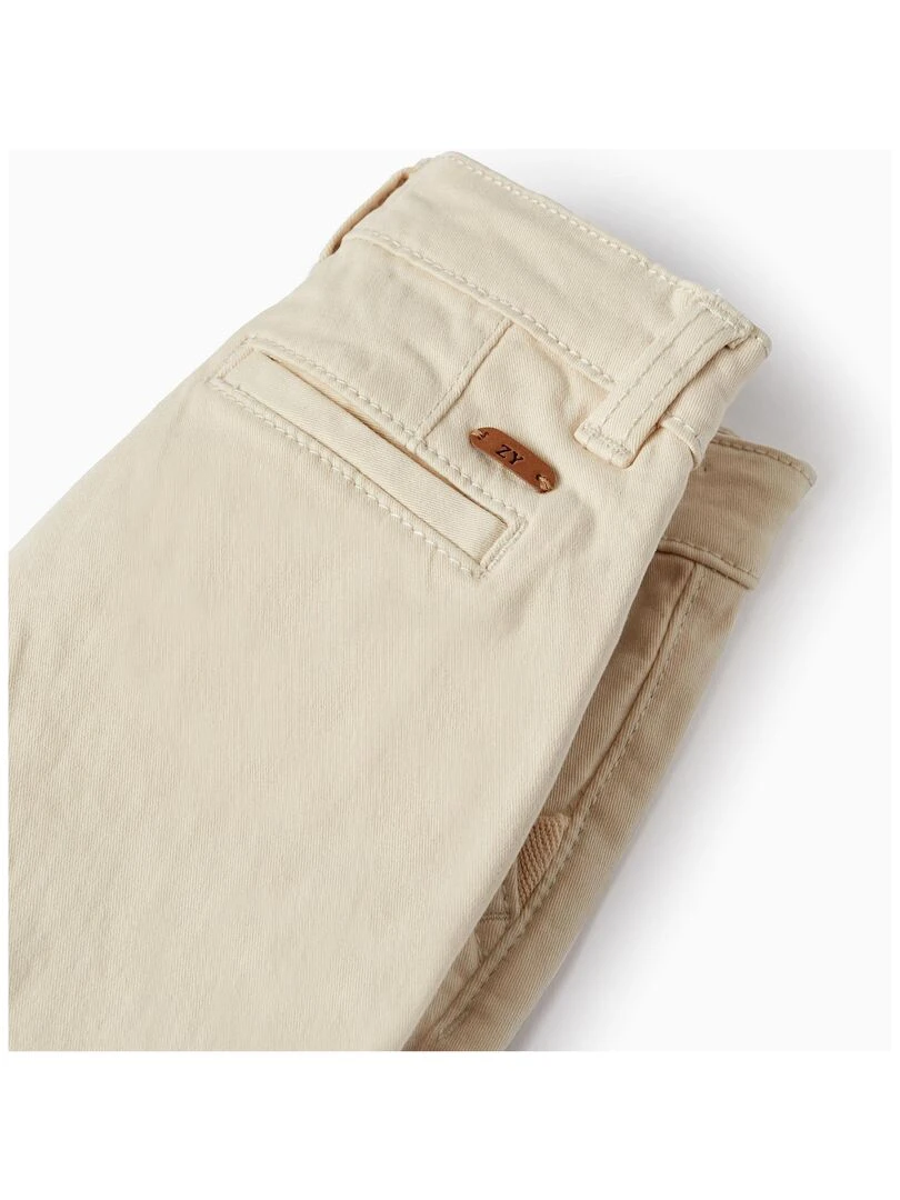 Shorts en sergé avec bretelles pour bébé garçon  MATISSE   Beige