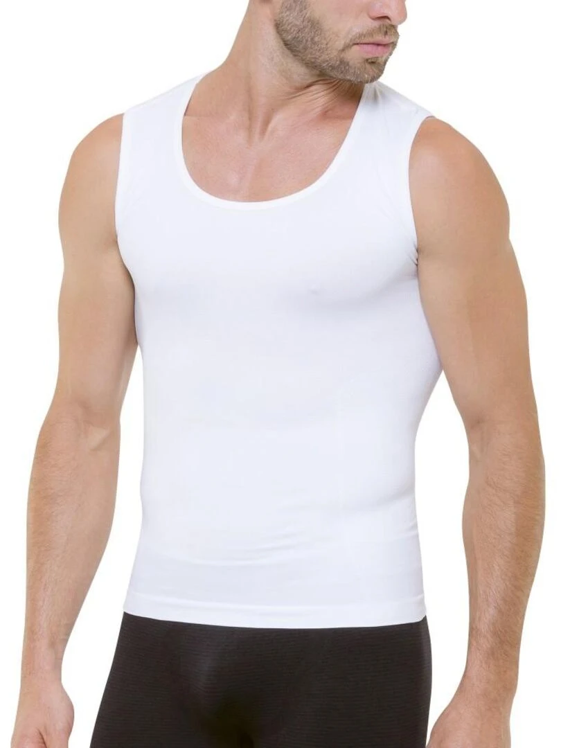 Débardeur amincissant et sculptant BEAUTYTHERM Blanc