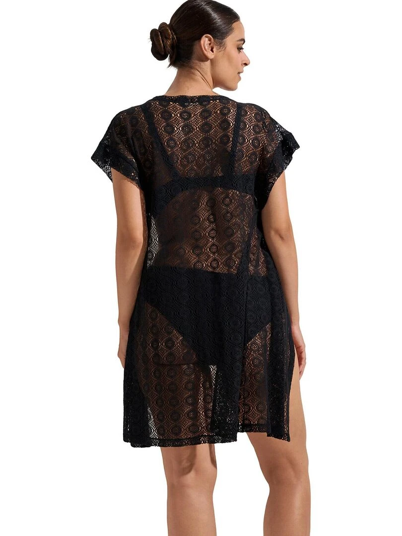 Caftan de plage Rimini Noir