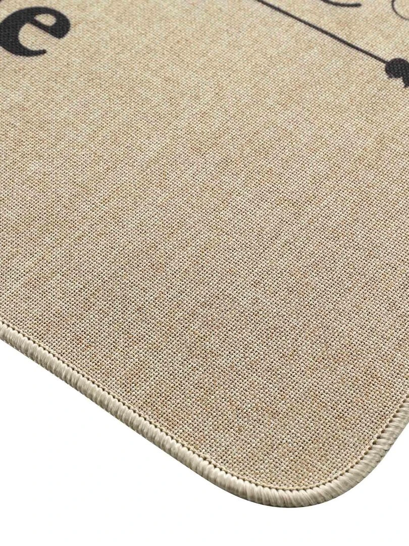 Tapis d'entree 45 x 75 cm Bienvenue chez nous Marron
