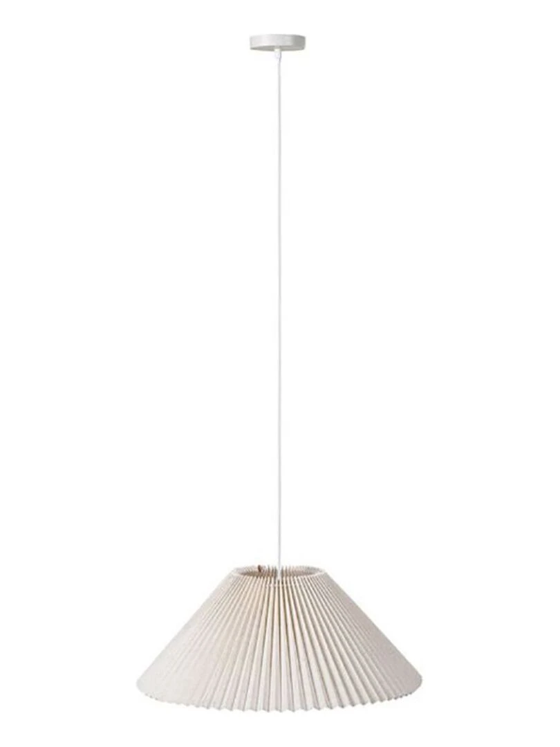 Suspension métal et lin Aurélia beige D52   Beige