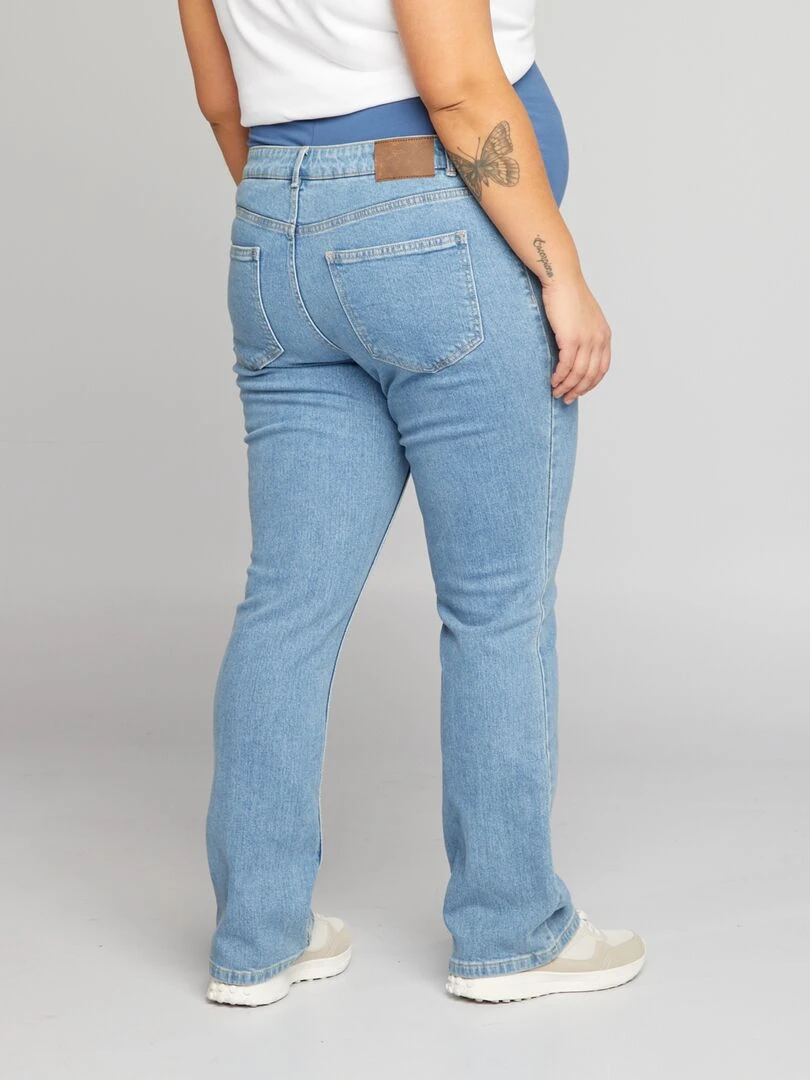 Jean flare de maternité   Bleu clair