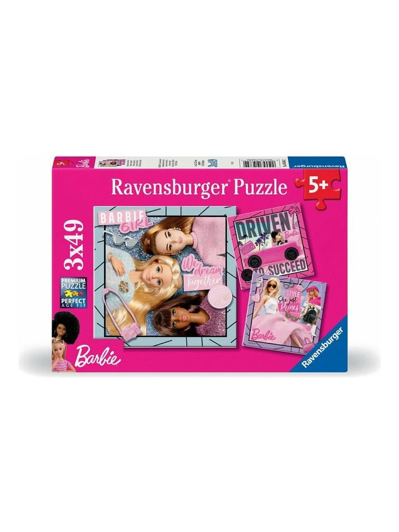 Puzzles 3x49 p inspire le monde / barbie N/A
