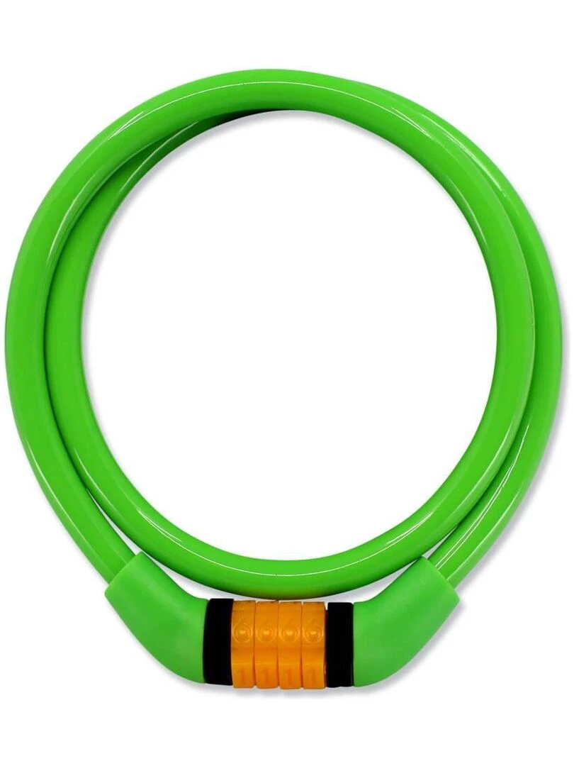 Set Crazy Safety casque de vélo pour enfants  antivol et sonnette   Tigre Vert   Vert