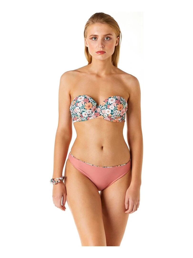 Slip de bain réversible SIXTIES   Brigitte Bardot Bain   Rose