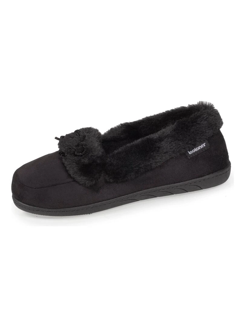 Chaussons mocassins Femme Noir Noir