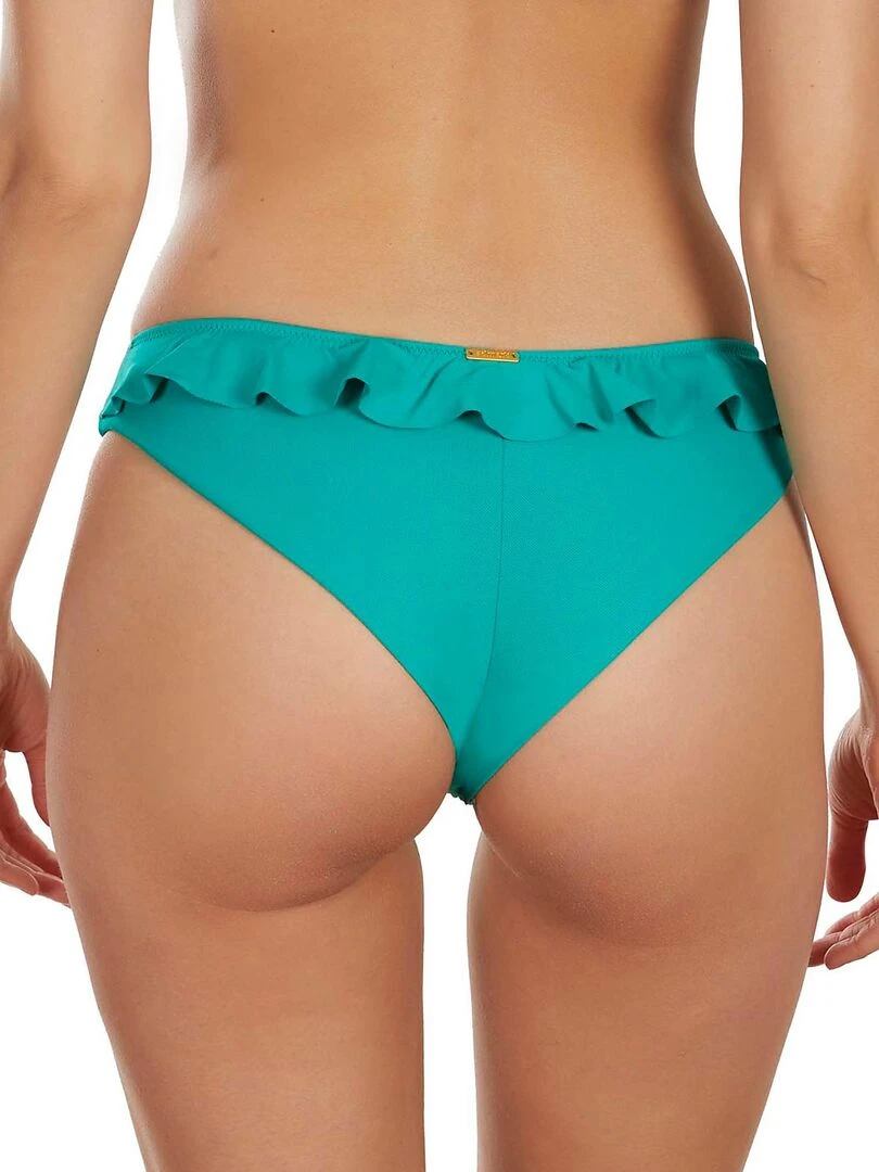 Bas maillot de bain à volants Basica Vert