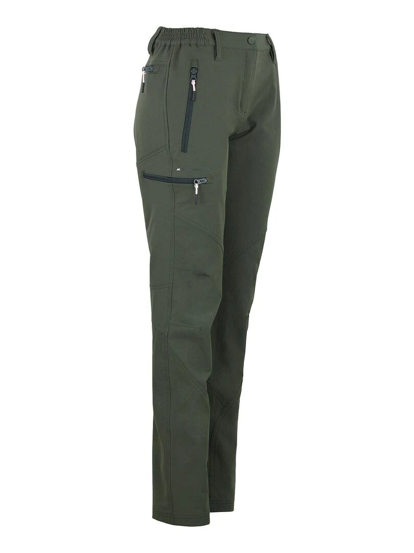 Pantalon de randonnée femme ABOR   PEAK MOUNTAIN   Kaki