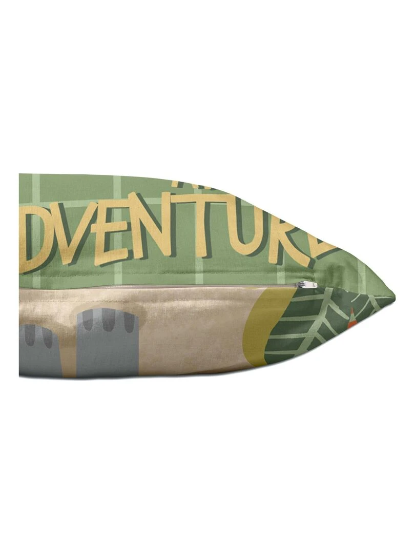 Housse de coussin World trip "Happyfriday"   Blanc