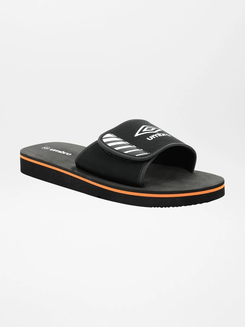 Claquettes en tissu 'Umbro' Noir