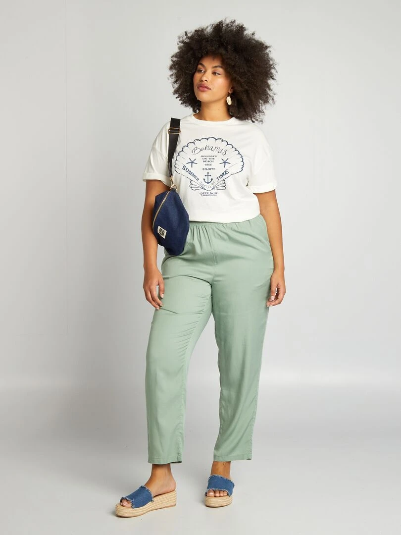 Pantalon léger Vert
