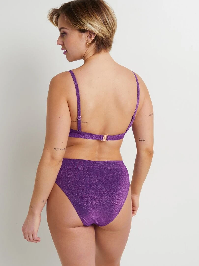 Maillot de bain culotte haute Moorea   RougeGorge Lingerie   Violet