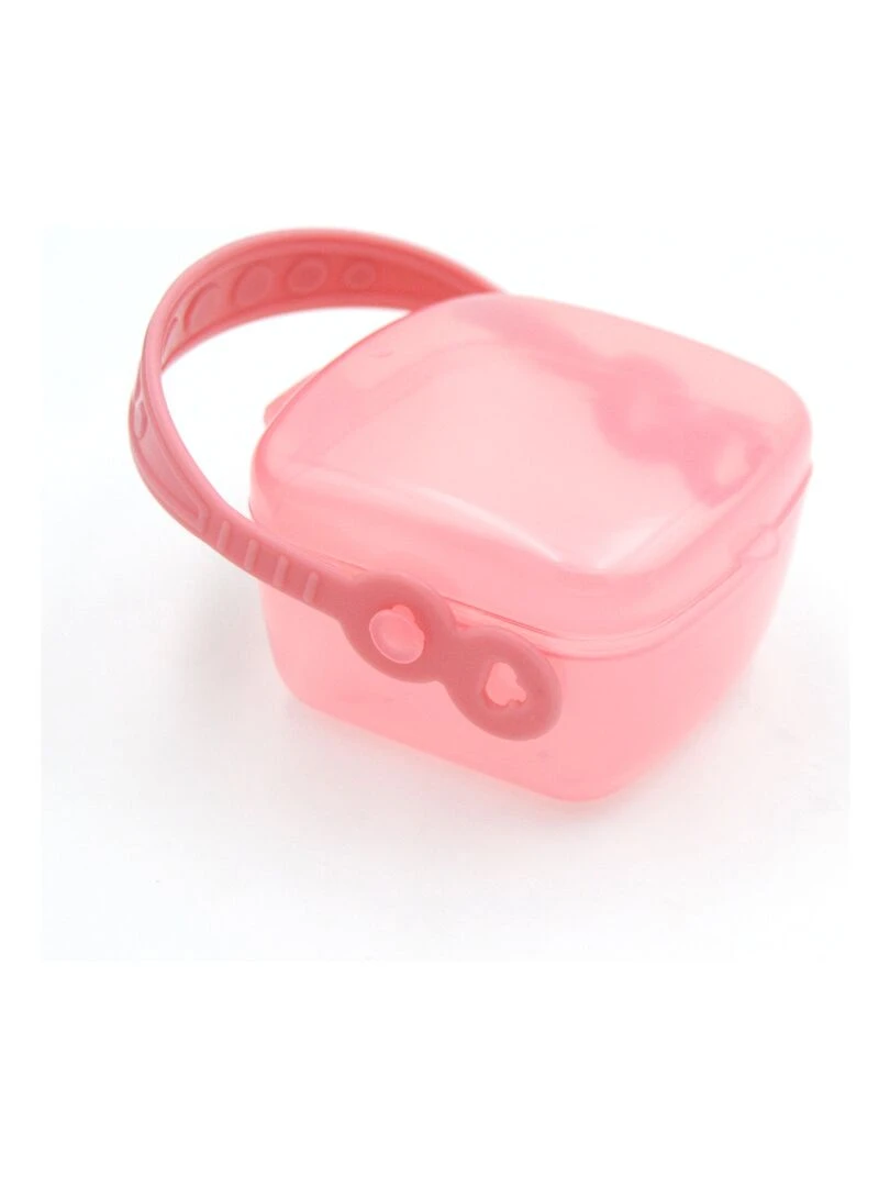 Sucette + range sucette Chat rose   Rose