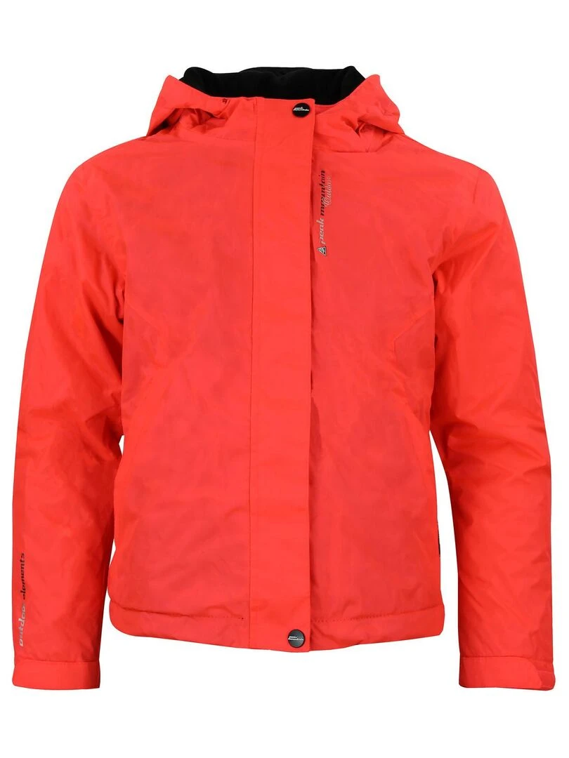 Coupe vent fille FAJIK PEAK MOUNTAIN Orange corail