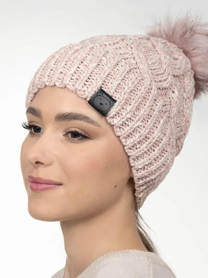 Bonnet Carla Made in UE Rose