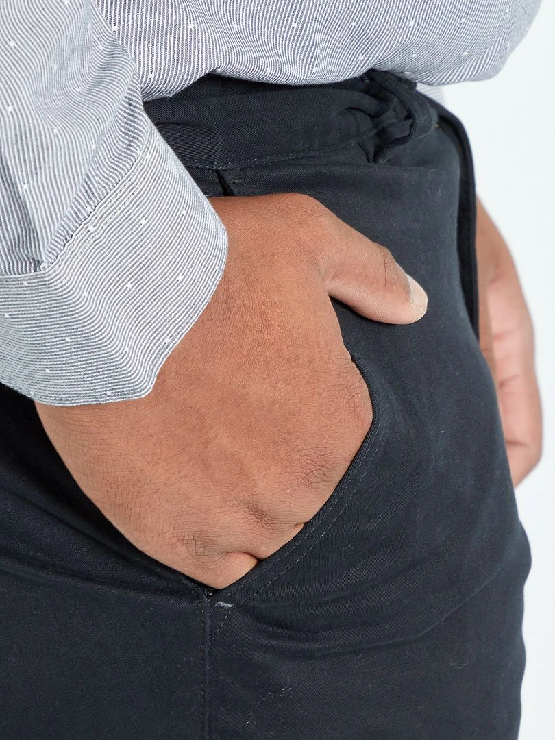 Lot de 3 boxers coton stretch 'DIM'   noir/gris/blanc