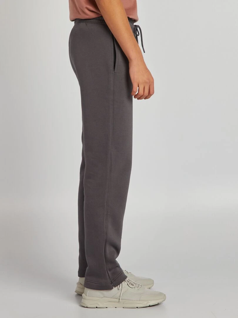 Jogging en molleton   gris