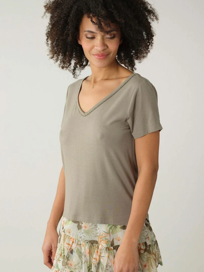 T shirt CASA   Kaki