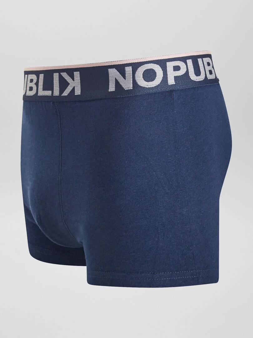 Lot de 3 boxers 'No Publik'   Rose