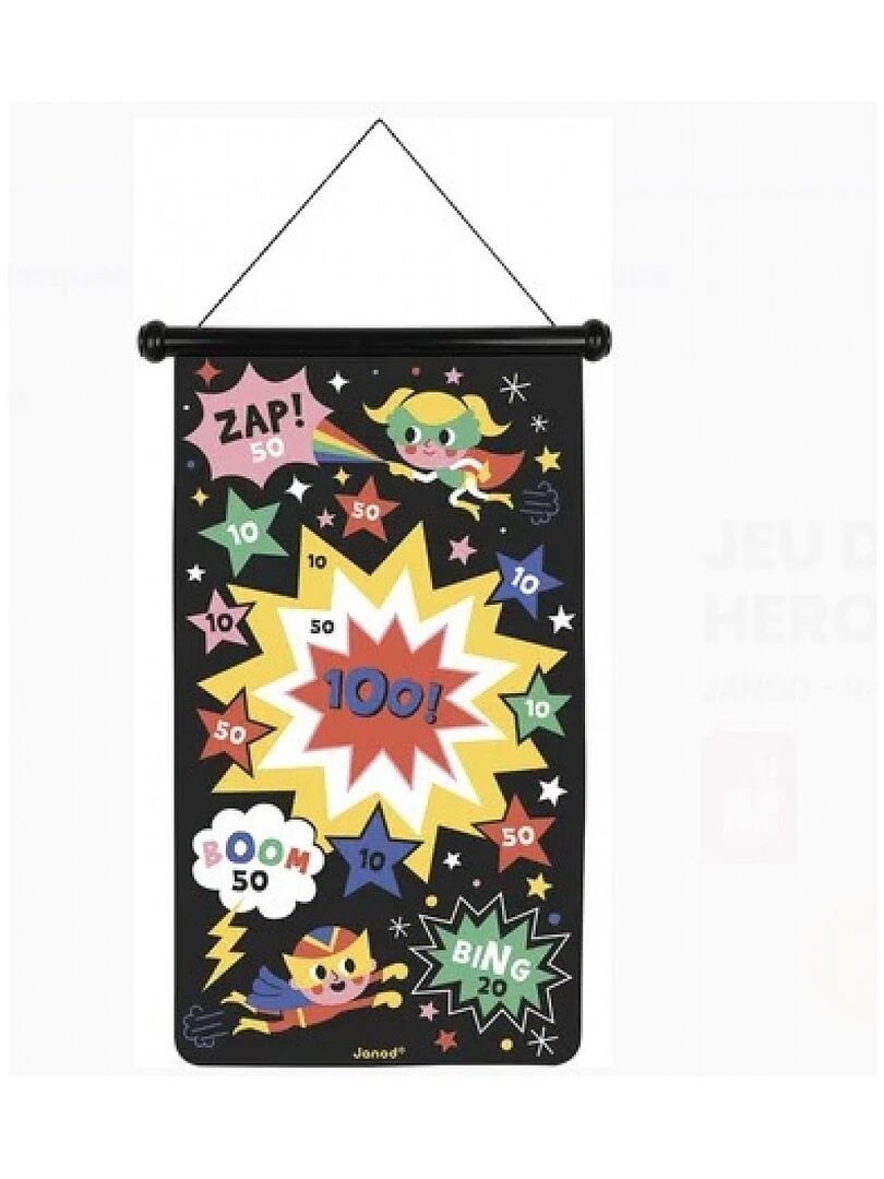 Jeu de flechettes magnetiques Super heros   N/A